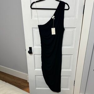 a new day Black One-Shoulder Dress